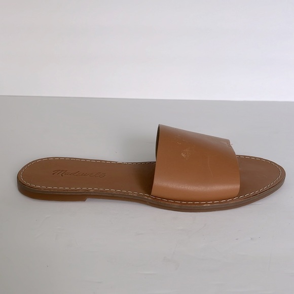 Madewell Shoes Women’s The Boardwalk Post Slide Sandal in Leather Size 8 New - Picture 5 of 7
